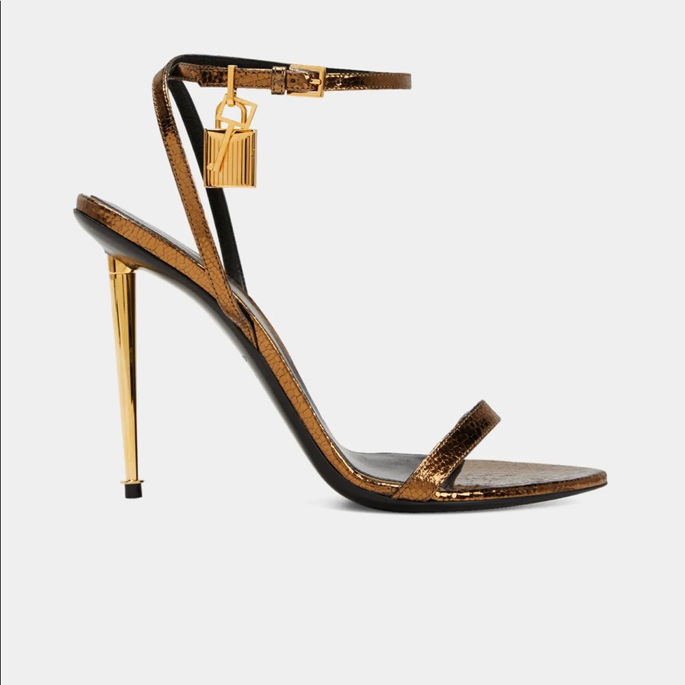 Tom Ford 105mm Stiletto Sandals sz 7.5 will fit size 7 too